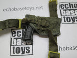 Toy Soldier Loose 1/6th Beretta M92F Pistol w/OD MOLLE Holster Modern Era #TSL4-W102
