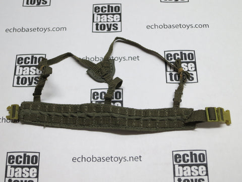Toy Soldier Loose 1/6th MOLLE Duty Belt w/Suspenders (OD) Modern Era #TSL4-Y404