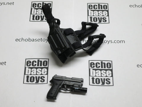 DAM Toys Loose 1/6th P226 Pistol w/SL Holster (BK)  #DAM4-W014