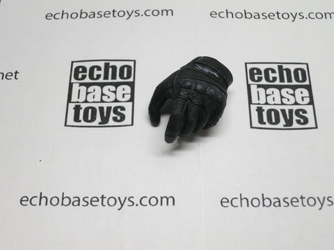 DAM Toys Loose 1/6th Gripping Gloved Hands (Black Wiley-X gloved left hand)   #DAMNB-H103