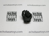 DAM Toys Loose 1/6th Gripping Gloved Hands (Black Mechanix gloved left hand)   #DAMNB-H101