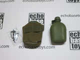 ACE 1/6th Loose M1956 Canteen Pouch & Canteen (OD)(Weathered) #ACL6-P300