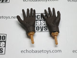 Dragon Models Loose 1/6th Gloved Hands (WWII Wool Knit)(Brown)(Bendy) #DRNB-H007