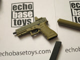 DAM Toys Loose 1/6th G19 Pistol (Coyote Furniture,Holster) #DAM4-W034
