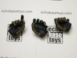 DAM Toys Loose 1/6th Gripping Gloved Hands (Pair+1,Tan Mechanix) #DAMNB-H107