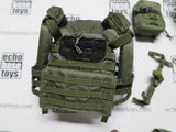 FLAG SET Loose 1/6th K5 Plate Carrier (OD,w/11xAccessories) Modern Era #FSL4-Y330