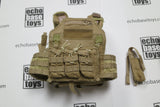 FLAG SET Loose 1/6th LBX Armatus II Plate Carrier (Tan,w/4xPouches) Modern Era #FSL4-Y250