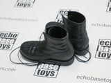 Dragon Models Loose 1/6th Scale WWII German Ankle Boots Black w/Laces #DRL1-B202