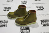 MCC Toys Loose 1/6th Dr. Martens Pascal Boots - Pair (Tan/Yellow) #MCC4-B101