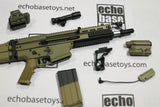 MCC Toys Loose 1/6th FN SCAR-H MK17 SBR Version (Tan,w/Acc) #MCC4-W420