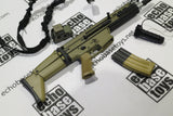 MCC Toys Loose 1/6th FN SCAR-L MK16 SBR Version (Tan,w/Acc) #MCC4-W400