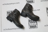 Dragon Models Loose 1/6th Scale WWII German Ankle Boots Brown w/Cloth Gaiters #DRL1-B225