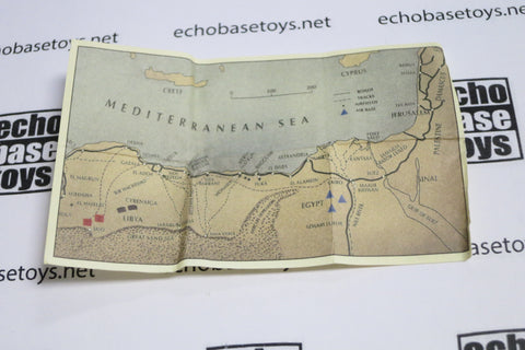 Blue Box Loose 1/6th Scale WWII Map (Mediterranean) #BBL2-A601A