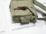 Dragon Models Loose 1/6th Scale WWII Russian Gas Mask Bag (Khaki) w/(OD) shoudler strap (Dark leather strap) #DRL5-P402