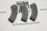 Dragon Models Loose 1/6th Scale Modern AK-47 30rd Magazine (3x) # DRL4-X102A