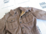 UJINDOU Loose 1/6th WWII British 37 Pattern Battle Dress Tunic (Brown,Buttons) #UJL2-U100A