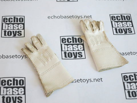 UJINDOU Loose 1/6th WWII British Gloves - Pair, Leather, Gauntlet (Light Tan) #UJL2-A580A
