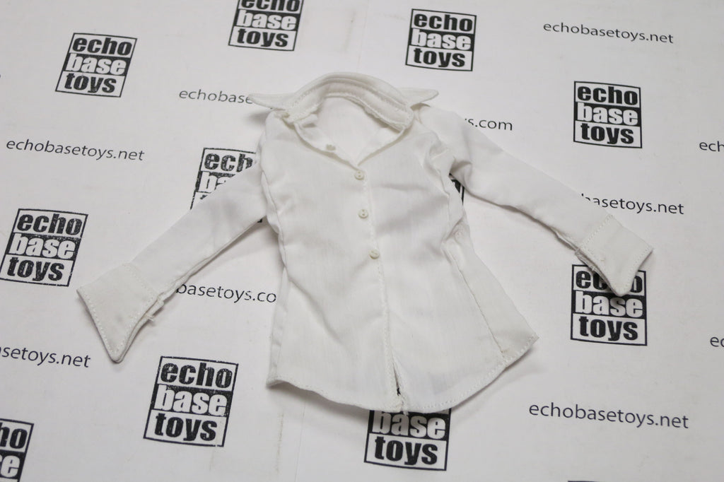 BLACK BOX 1/6 Loose Dress Shirt - Female Cut (White) #BBX4-U900