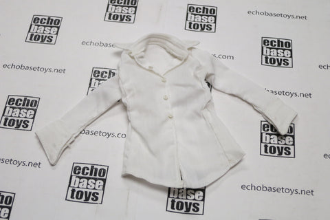 BLACK BOX 1/6 Loose Dress Shirt - Female Cut (White) #BBX4-U900