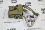 Dragon Models Loose 1/6th Scale WWII Russian Gas Mask Bag (OD) (Dark leather strap) #DRL5-P405