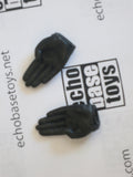 SIDESHOW TOY Loose 1/6th Hand Set - Pair - Female - Black (Salute/chop) #SST7-Z002