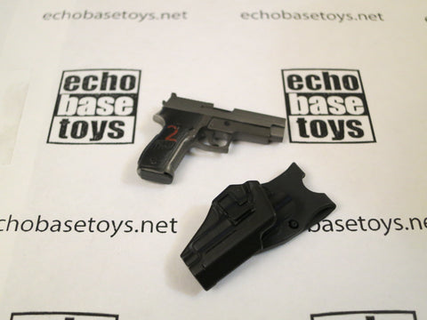 DAM Toys Loose 1/6th P226 Pistol w/SERPA Holster (Black)  #DAM4-W017