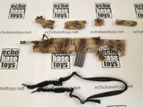 DAM Toys Loose 1/6th SOPMOD M4 Rifle w/M203 Rifle (Weathered,w/Accessories) #DAM4-W202