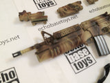 DAM Toys Loose 1/6th SOPMOD M4 Rifle w/M203 Rifle (Weathered,w/Accessories) #DAM4-W202