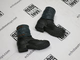 Dragon Models Loose 1/6th Scale WWII German Ankle Boots Black w/Blue Gaiters - Weathered #DRL1-B227