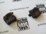 ART FIGURES Loose 1/6th Elbow Pads (Brown/Black) #AFL4-A315