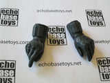 ART FIGURES Loose 1/6th LOF Flashover Gloved Hand Set (Pair,Black) #AFL4-HD001