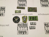 DAM Toys Loose 1/6th Patches (FBI SWAT Midnight Ops) #DAM4-A809