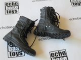 ART FIGURES Loose 1/6th Boots - Tactical Side Zip (Black,V2) Modern Era #AFL4-B101