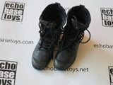 ART FIGURES Loose 1/6th Boots - Tactical Side Zip (Black,V2) Modern Era #AFL4-B101