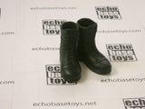 Dragon Models Loose 1/6th Scale Modern Military Tactical Boots (Black)(Female Size) #DRL4-B010