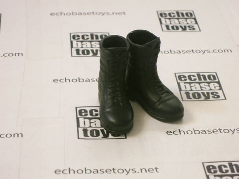 Dragon Models Loose 1/6th Scale Modern Military Tactical Boots (Black)(Female Size) #DRL4-B010