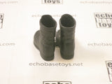Dragon Models Loose 1/6th Scale Modern Military Tactical Boots (Black)(Female Size) #DRL4-B010