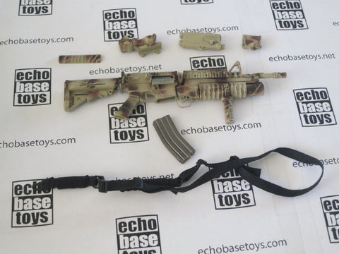 DAM Toys Loose 1/6th SOPMOD M4 Rifle w/M203 Rifle (Weathered,w/Accessories) #DAM4-W203