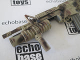 DAM Toys Loose 1/6th SOPMOD M4 Rifle w/M203 Rifle (Weathered,w/Accessories) #DAM4-W203