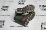 Dragon Models Loose 1/6th Scale WWII German Ankle Mountain Boots Brown w/Puttees #DRL1-B258