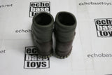 Dragon Models Loose 1/6th Scale WWII German Ankle Mountain Boots Brown w/Puttees #DRL1-B258