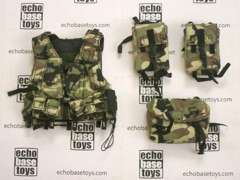 UJINDOU Loose 1/6th Russian SRVV Spetsnaz Vest w/Packs (KKO) #UJL4-Y250