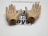 JIAOU DOLL 1/6 Loose Hands (Pair,Tan, Relax Grip) #JDL9-HD003