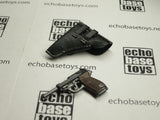 TOYS CITY Loose 1/6 WWII German P38 Pistol w/Holster (Black/White) #TCG1-W001