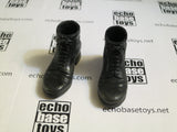 TOYS CITY Loose 1/6 WWII German Ankle Boots (Black, Plastic, w/Gaiters) #TCG1-B100