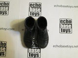 TOYS CITY Loose 1/6 WWII German Ankle Boots (Black, Plastic, w/Gaiters) #TCG1-B100