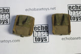 DAM Toys Loose 1/6th MOLLE Ammo Pouch (Coyote) 2x  #DAM4-P320