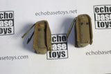DAM Toys Loose 1/6th MOLLE Ammo Pouch (Coyote) 2x  #DAM4-P320
