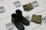 Blue Box Loose 1/6th Scale WWII British Ankle Boots (w/Khaki Gaiters) #BBL2-B300