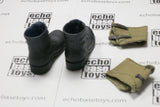 Blue Box Loose 1/6th Scale WWII British Ankle Boots (w/Khaki Gaiters) #BBL2-B300